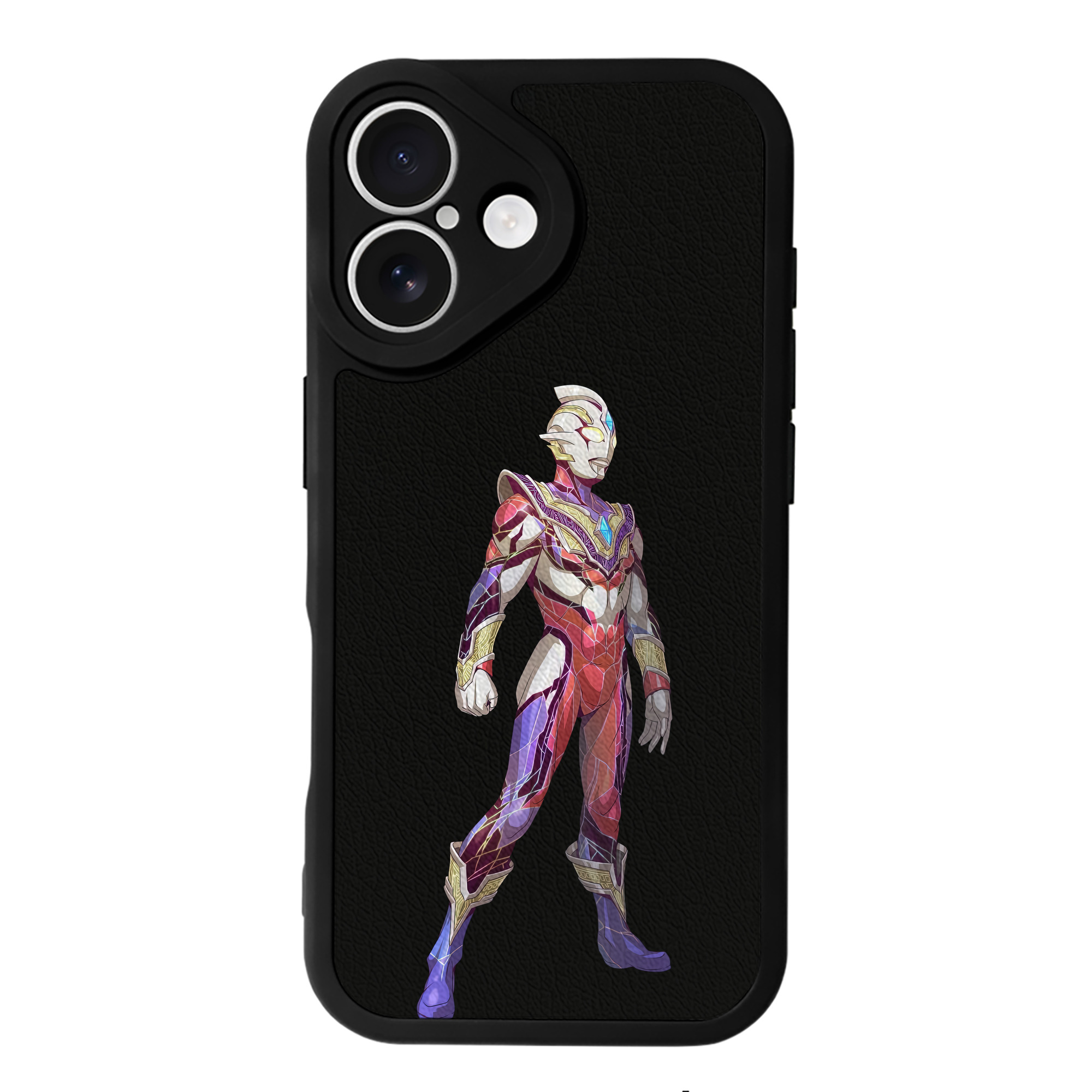 （画像用） ウルトラマン Ultraman 【iPhone 16シリーズ対応】シリコンスマホケース（レザー調） 材質：シリコン